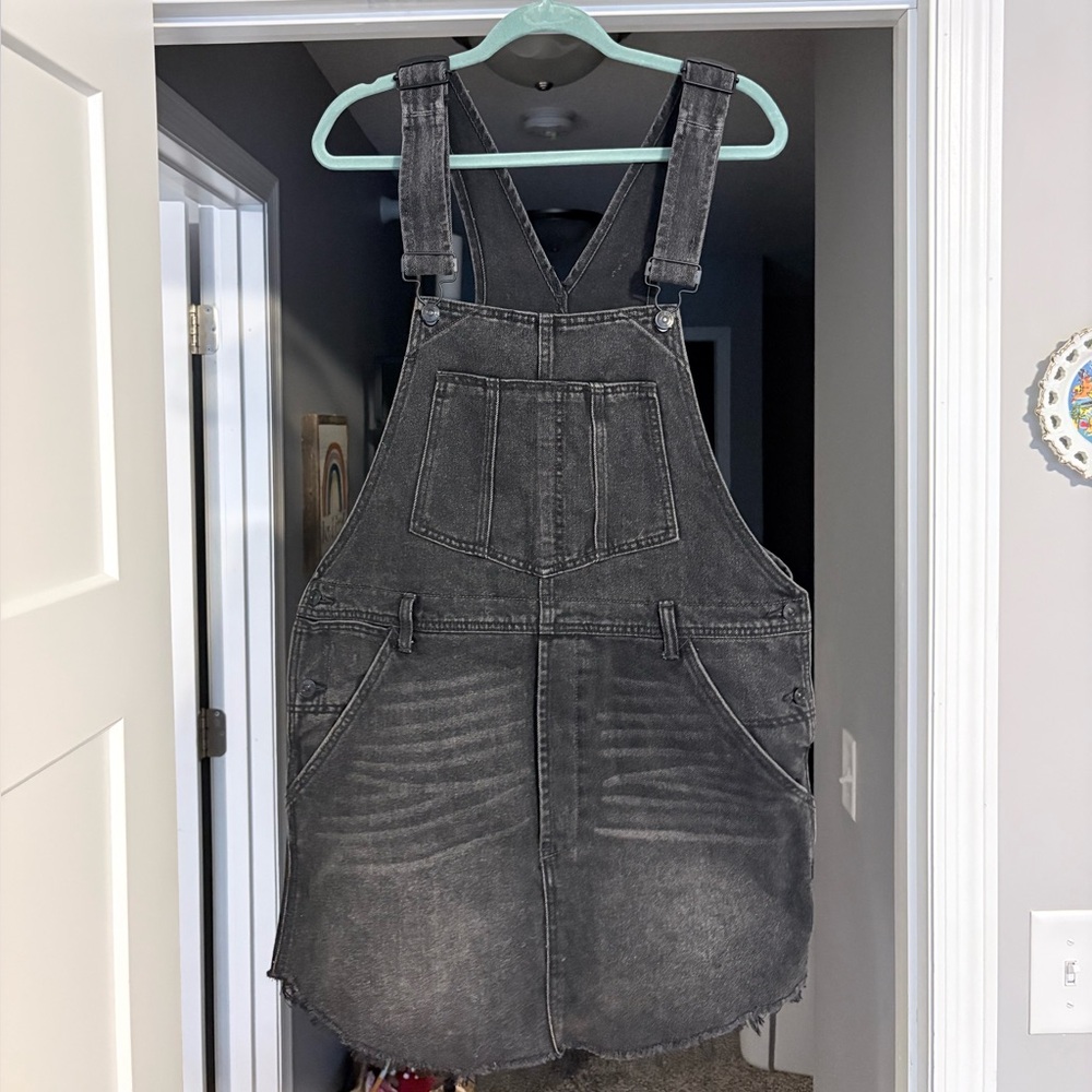 We the Free Charcoal Denim Dress